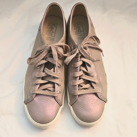 Keds Triple Kick Neon Metallic Lace Up Platform Sneaker SZ 7.5US - Picture 2 of 9